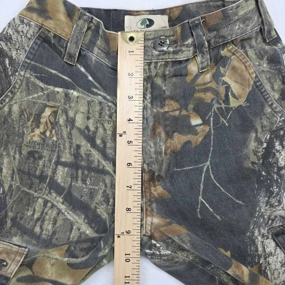 Mossy Oak Camo Cargo Pants Youth Small Explorer Hunting Camouflage 0054